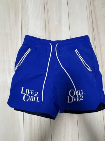 치린 파란색 숏팬츠 LIVE2 CHILL