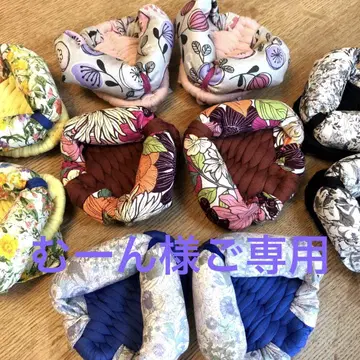 아시한 5켤레 아시나카 천 조리 천 조리 아시한 조리
