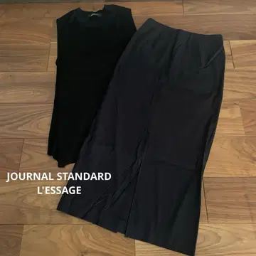 JOURNAL STANDERD L'ESSAGE 롱 스커트 네이비