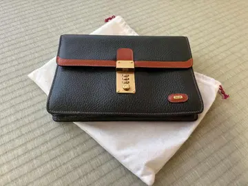BALLY 발리 세컨드 백 소품함 가죽 그린