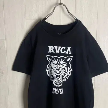 RVCA 루카 프린트 로고 애니멀 반팔 티셔츠