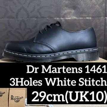 Dr Martens 1461 3홀 화이트 스티치