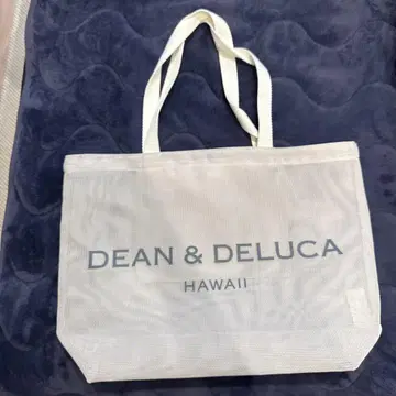 하와이 한정품! DEAN&DELUCA 메쉬 토트백 WHITE 계열