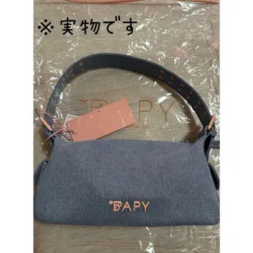 BAPY 데님 숄더백