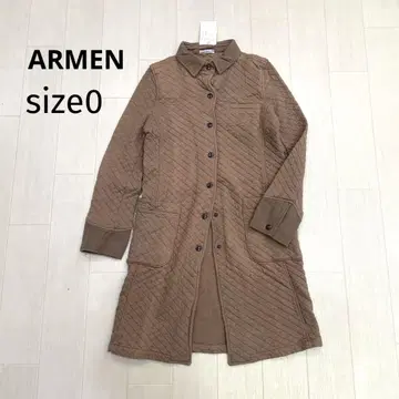 하자품 미사용 택 포함 ARMEN 아멘 퀼팅 코트 0