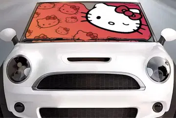 키티 카 선쉐이드 차량용 선바이저 새상품