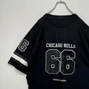 NBA 시카고 불스 반팔 셔츠 자수 로고 농구 구제 의류