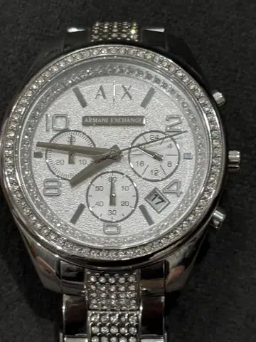 Armani Exchange AIX 실버 시계