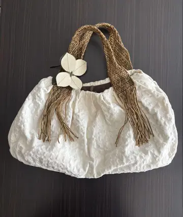 여성용 백(아이보리, 가죽)
