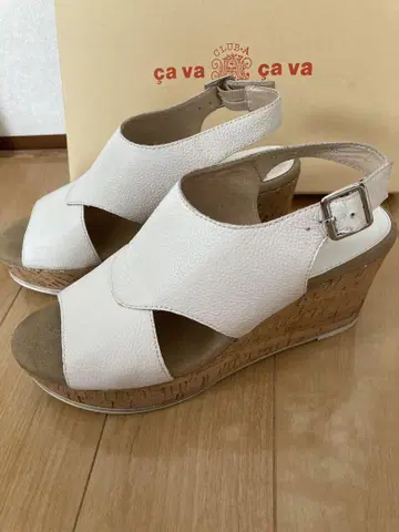 cava cava 웨지솔 샌들