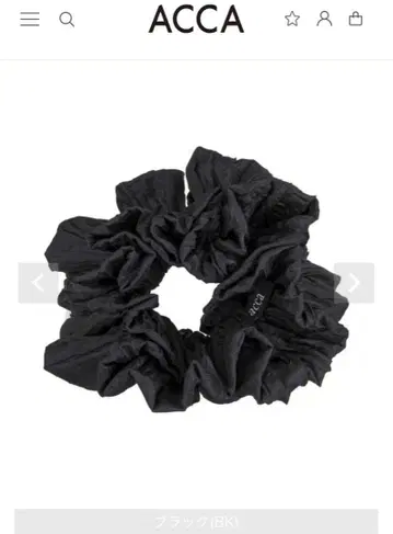 acca 블랙 스크런치 마쉬멜로우 스크런치