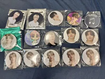 에스크스 아크릴 스탠드 캔뱃지 세트