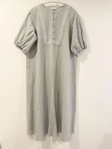 ehka sopo 에카 소포 원피스 자수 민트 그린