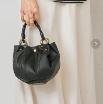 BEARDSLEY 비어즐리 미니 튤립 백 블랙