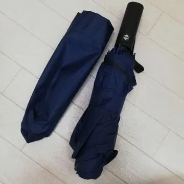 061860 미사용품 자택 보관품 원터치 개폐 접이식 우산 네이비 남성용