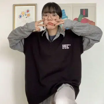 아이묭 니트 베스트