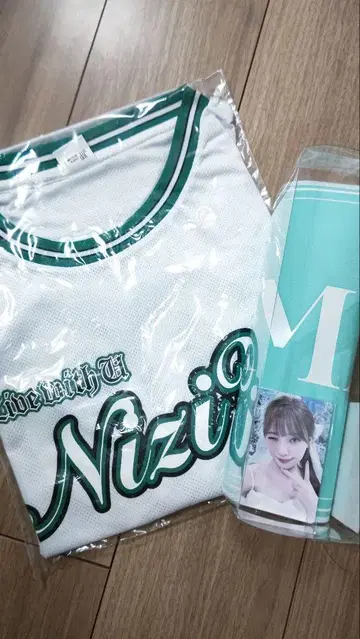 niziu 마유카 유니폼 슬로건 세트