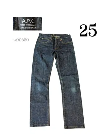 A.P.C. 아페쎄 스탠다드 구제 의류 스트레이트 데님 팬츠 25 인디고