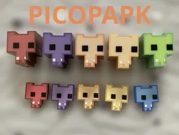PICOPAPK2 피코 파크 미니 라이트 피규어 러버 피규어