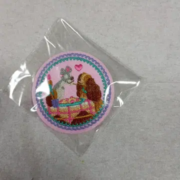 디즈니 자수 캔뱃지 강아지 이야기 2개