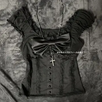 다크 코어 다크 코케트 호러 빅 리본 레이스 히메 로리 히메 갸루