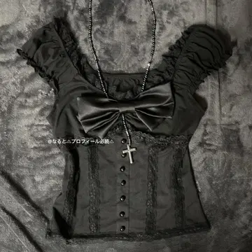 darkcore darkcoquette 호라게 데카리본 레이스 공주