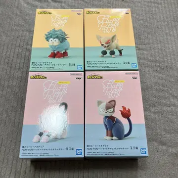 나의 히어로 아카데미아 Fluffy Puffy 피규어 4종 세트