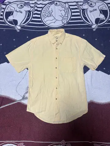 90s eddie bauer 반팔 셔츠 오렌지 코튼 100 00s
