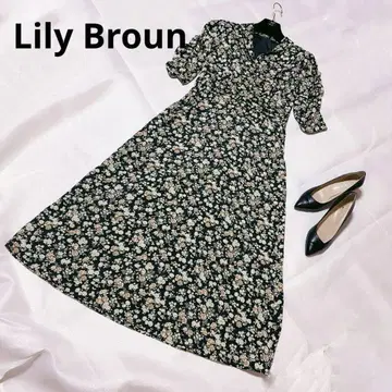 Lily Broun 릴리 브라운 롱 원피스 꽃무늬 최근 모델