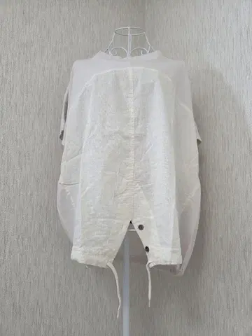 mercibeaucoup 반팔 풀오버 면 린넨