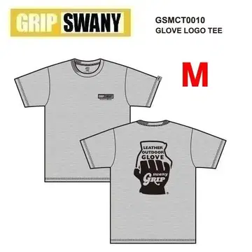 그립스와니 그로브 로고 티셔츠 그레이 M GSMCT0010