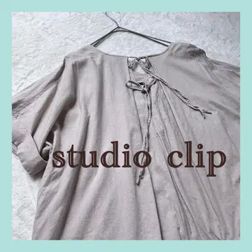 studio clip 린넨 원피스