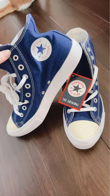 CONVERSE 네이비 하이컷 27.5