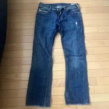 다크 블루 스트레이트 데님