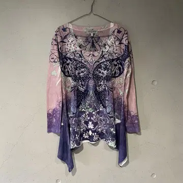 fairy grunge 페어리 그런지 나비 프린트 스톤