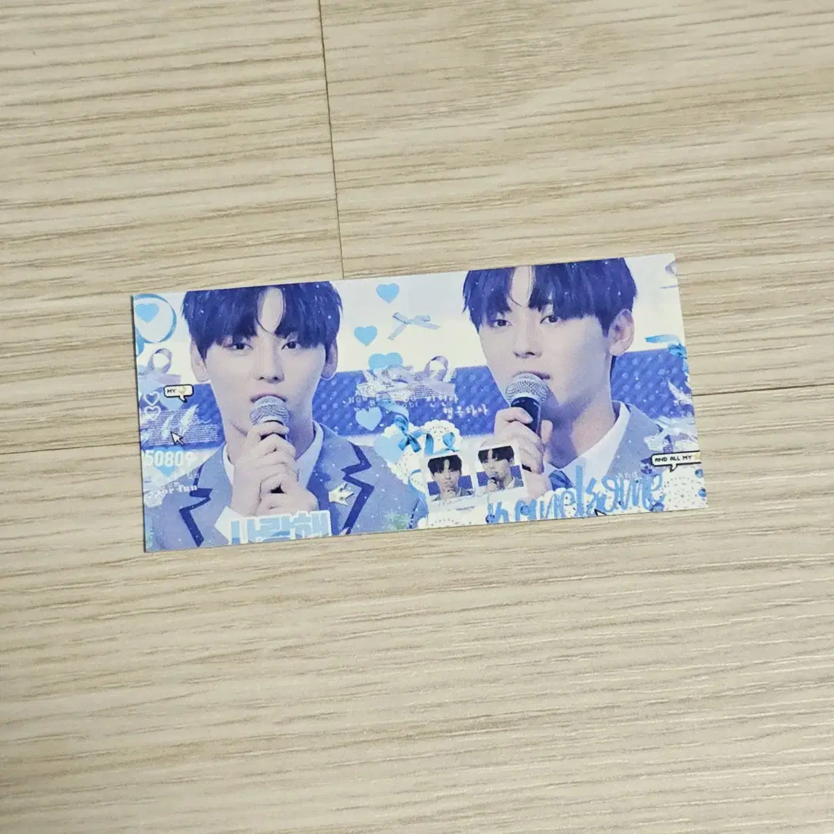 Hwang Minhyun unofficial goods sticker (Wanna One NU'EST/Minhyun)
