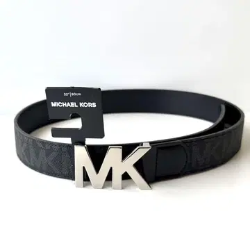 마이클코어스 벨트 MK 시그니처 남성용 32 (80cm) 블랙