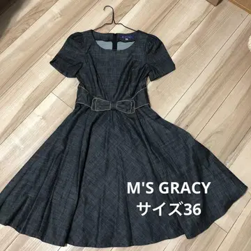 MS GRACY 허리 리본 원피스 사이즈 36