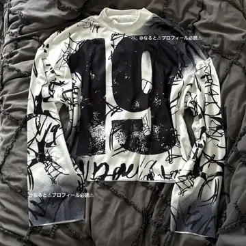 archive 롱 T 00s grunge 19 로고 자른