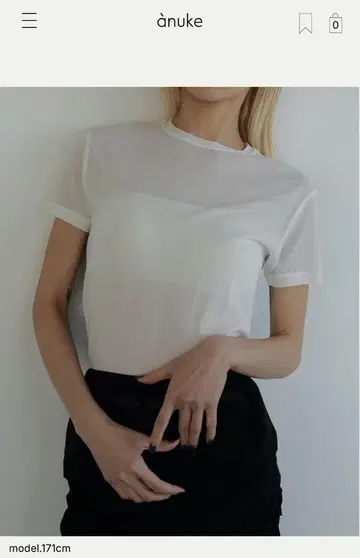 아누케 시어 슬럽 티셔츠