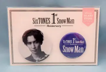 Snow Man 1st Anniversry 와타나베 쇼타 캔뱃지 세트