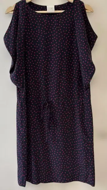 FIGARO Paris 네이비 빨간색 도트 원피스 size 36 / M