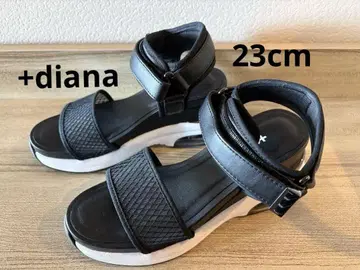 +diana 통굽 스포츠 샌들 블랙 23cm
