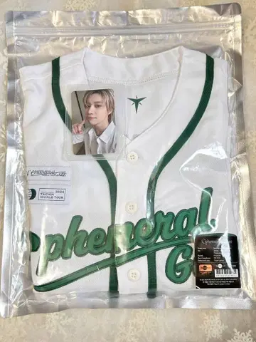 태민 TAEMIN 공식 유니폼 화이트 화이트 숏 트레이딩 카드 포함