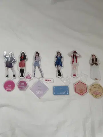 시미즈 케이코 KEIKO 아크릴 스탠드 6개