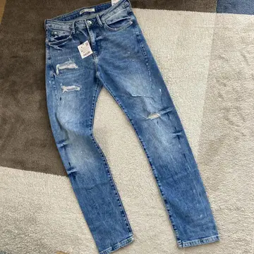 새상품 자라 스키니 데님 38