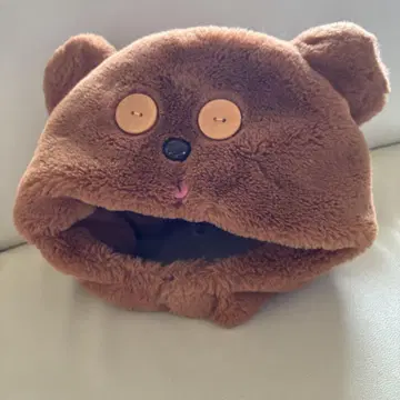 곰 얼굴 디자인 모자