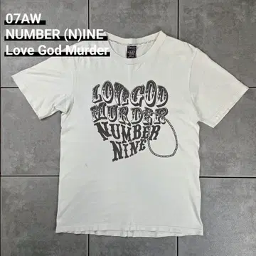 Rare 07AW 넘버나인 Love God Murder