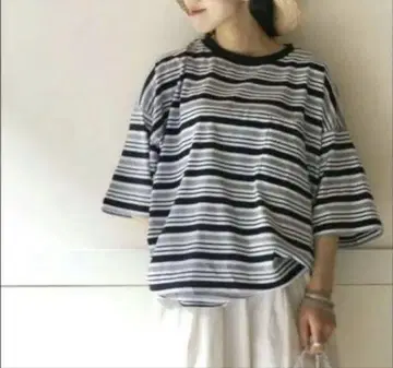 journal standard luxe 멀티 보더 풀오버
