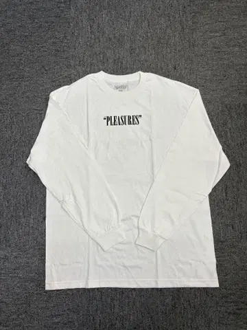새상품 PLEASURES L/S Tee XL 화이트 플레저스